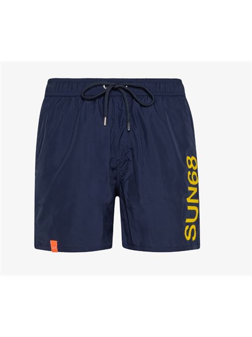 swim pant with macro logo SUN 68 BEACH | H3210307